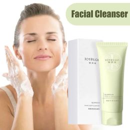 Limpiadores de 100 ml aminoácido suave espuma de la cara limpiador calmante piel sensible, lavado de la cara hidratante, limpieza profunda se encoge por los poros limpiadores faciales