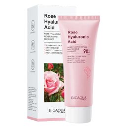Nettoyants Bioaqua Rose Hyaluronic Acid Facial Nettoyer Face Wash Foam Skincare Face Cleanser Hydrating Facial Skin Care Products