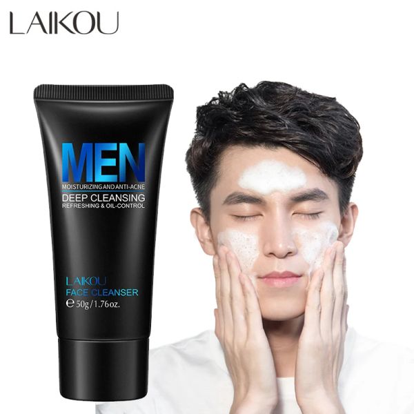 Nettoyants laikou hommes nettoyant pour le visage lavage hydratant l'homme de la peau