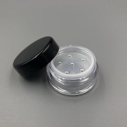 Clair 1G 1ML en plastique poudre bouffée conteneur cas maquillage pots cosmétiques visage poudre fard à joues boîte de rangement avec couvercles tamis Rxwrn