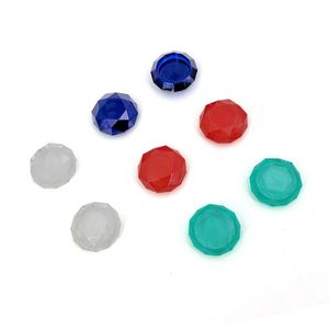 Clear 3D Diamond Cutting Analog Joystick Cap Thumb Stick Cover pour PS4 Wireless Controller Acrylique Crystal Thumb Grip de haute qualité FAST SHIP