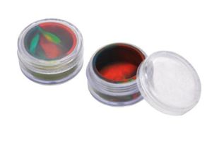 Récipient transparent en silicone pour concentré d'huile de 5ml, pour huile de bho antiadhésive, mini extrait de bho, conteneurs transparents de cire de dab en silicone lisse