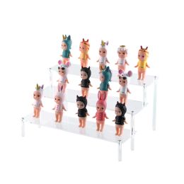 Duidelijke acryl display Stand voor anime cijfers cupcake plank organisator desserts houder juwelen weergeven lisers parfummodelstandaard