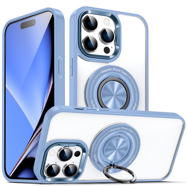 Effacer les étuis de téléphone de protection en acrylique pour l'iPhone 15 Pro Max 14 plus 13 12 11 Prise en charge de la couverture d'amortisseur claire Charge sans fil
