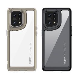 Étuis rigides antichoc en acrylique Transparent pour OPPO A98 OPPO Reno 8 T 5G Reno8, coque arrière transparente en TPU souple pour téléphone portable