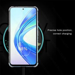 Airbags transparentes TPU Soft Case for Honor X7B 4G Camera Protect Whockproof Bumper Coque en Honorx7b Honer X 7B x7 B 4G CLK-LX1 6.8 "