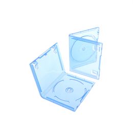 Boîte de support de couverture de stockage de disques CD bleu clair pour P5 PS5 PS4 jeu support de disque unique boîtier de remplacement livraison rapide