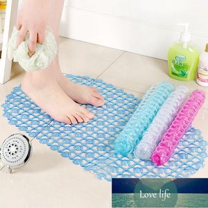 Duidelijke bubble mat veiligheid ovale antislip badkamer tapijt PVC met zuignap douche bad tapijt matten fabriek prijs expert ontwerp kwaliteit Nieuwste stijl originele status