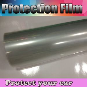 Film protecteur transparent de protection de voiture, couverture résistante aux rayures, feuille brillante transparente en vinyle, protège les graphiques du véhicule, taille 1.52x30m, rouleau