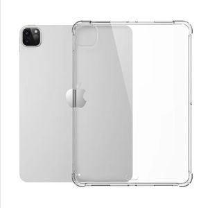 Étui transparent pour ipad pro 11 10 2 mini air 2 3 4 5, housse de protection transparente en tpu souple, étui antichoc