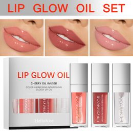 Clear Crystal Jelly Lipgloss Hydraterende Lipolie set Lipgloss Niet-kleverige Sexy Gloss Lip Glaze Koreaanse Mode Lippenstift Make-up