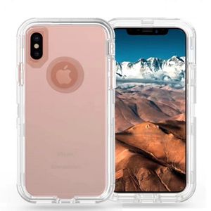 Effacer les étuis de téléphone pour le défenseur pour l'iPhone 15 14 13 12 Mini 11 Pro X XS Max XR 6 6S 7 8 Plus Galaxy S22 S21 S20 Ultra S10 S10E S8 Remarque 22 20 8 9 10 Plus