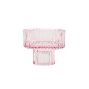 Clear Double Head Candle Holder Decorative Art Crafts Accessory for Home Festival Festival Mariage Party Decoration