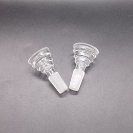 Clear Glass Bowl Cocket Downstem voor waterpijpen 14 mm 18 mm rookaccessoires