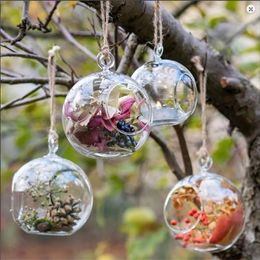 Hangende kaarsenhouder van helder glas 6/8/10/12 cm Planten Theelichtkandelaar Bruiloft Kerstfeest Woondecoratie