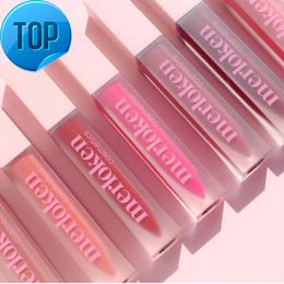 Helder glanzende, matte lipgloss met verschillende tinten en wordt geleverd met kleurnaamstickers en gewone papieren dozen met vloeibare lippenstift