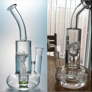 Heady Tornado Bong Hookahs Glass Bubbler Water Pipe Cyclone Percolador Gafas Reciclador Beaker Water Bongs Dab Rig