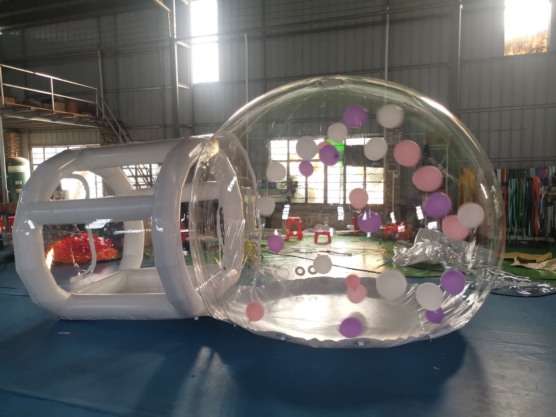 Casa de burbujas inflable de entrega rápida para jardín, tienda de campaña de Hotel de burbujas de 3m, tienda de campaña iglú transparente, tienda de cúpula de árbol de burbujas, iglú