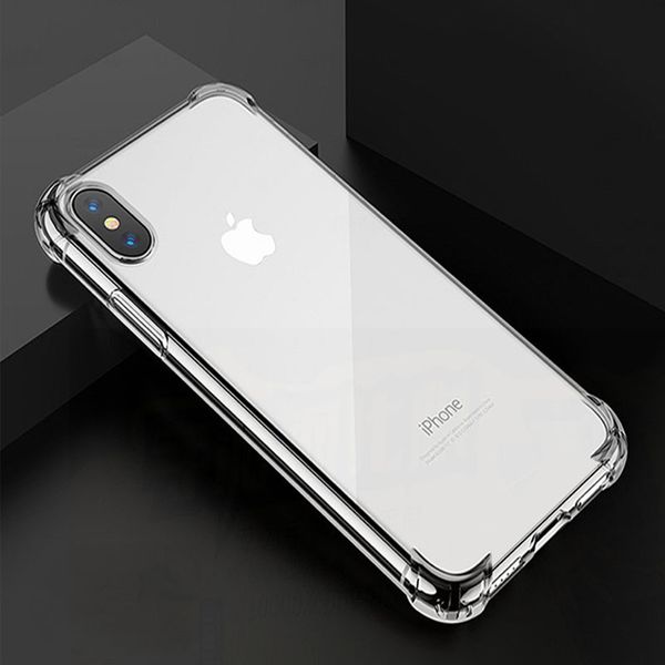 antichoc Mobile Phone Cases Shell Cell Phone Cases Pour Iphone X 6 7 8 Plus XS XR Max Protecteurs de téléphone portable Etui de protection mini 100pcs