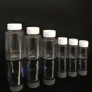 Doorzichtige PET-plastic fles met brede mond voor het verpakken van medicijnen en voedsel 5 ml tot 300 ml groothandel Ijxkf