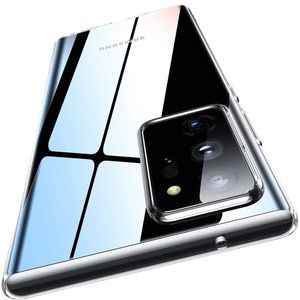 Étuis de téléphone transparents pour Samsung Galaxy Note 20 Ultra 10 9 S20 Plus S10 E S9 S8 A51 A71 A50 A70 A40 A21S A20E A31, accessoires de couverture