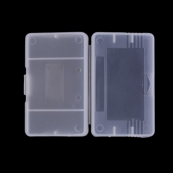 Étuis de cartouche de jeu en plastique transparent étui de rangement boîte de rangement support de protection anti-poussière coque de remplacement pour Nintendo Game Boy Advance GameBoy GBA