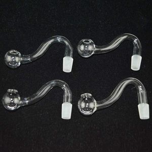 Clear Pyrex Glass Olie Burner Water Pijpen Voor DAB Rigs Glas Bongs 10mm Mannelijke Vrouwelijke Dikke Big Bowls Transpatent Roken Tube Rokers Gift Groothandel Accessoires