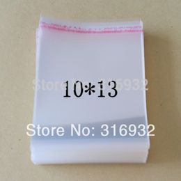 Clear refermable cellophane bopp Poly sacs 10 13 cm sac d'opning transparent emballage sacs en plastique sceau d'auto-adhésif 10 13 cm 240m