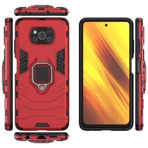 Ringhouder Kickstand Cover Case Armor Rugged Dual Layer voor Oppo Realme 8 4G C21 A54 A74 4G A94 V11 V13 5G 50PCS / lot