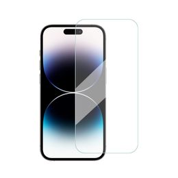 Duidelijke schermbeschermer voor iPhone 15 14 13 12 11 Pro Max XS SE2 3 HD Glossy Tempered Glass Film 9H 2.5D met retailpakket