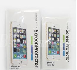 Clear Screen Protector Guard Film voor iPhone 8 x 7 Plus iPhone 6s Plus 5S Samsung Galaxy Note 5 Opmerking 4 S8 / S7 / S6 / S5