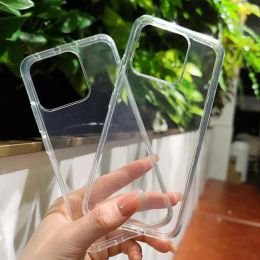 Étui en silicone mince transparent pour Xiaomi Mi 13T 12T 11T 14 Couvercle transparent pro pour Xiaomi 13 12 11 Lite 12S 14 Ultra Pro Soft Case