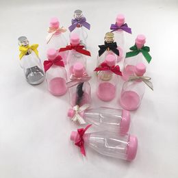 Petites bouteilles transparentes boîte à cils emballage vide de marque privée personnalisée pour bande de cils naturels fournisseur de cils de vison doux