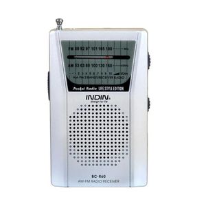 Clear Sound World Receiver Pockier Pocket Radio EasyTouse compact AMFM portable avec 240506