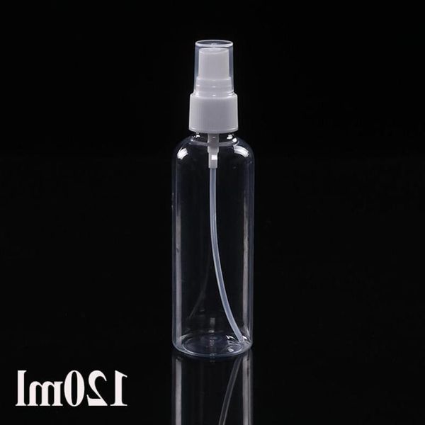 Botella de spray transparente Botellas de plástico vacías de 120 ml con rociador de niebla fina 500 piezas Venta caliente en EE. UU. CA UE Agqdp