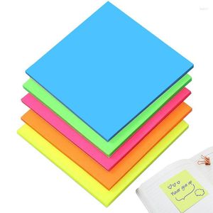 Duidelijke Sticky Notes Waterproof transparant huisdiernoot Zelfstick pads 3 x inch 5 diverse kleuren schoolkantoor