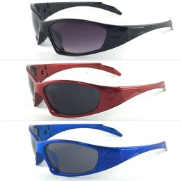 Lunettes de soleil de sport en Stock transparent, monture 3 couleurs, lunettes de soleil d'extérieur pour hommes et femmes, lunettes de conduite