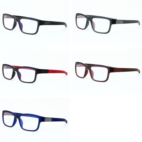 Lunettes de soleil claires L les verres de cyclistes sportifs à vue courts pour hommes et femmes Trend Retro Square Optical Fild Lunes Oky8027