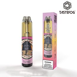 Clear Tank 15ml Eliquid desechable Vape E Cigarette 7000 Puff Vapor con batería recargable