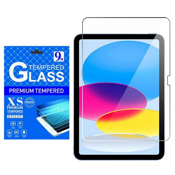 Protector de pantalla fino de vidrio templado transparente para iPad 10.a generación 10.9 pulgadas Mini 6 Air 5 4 Pro 11 10.2 10.5 Película protectora transparente antiarañazos