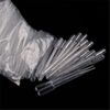 Pipettes de transfert graduées jetables en plastique blanc clair de compte-gouttes Pasteur Pipetage pour le laboratoire d'école 1ml 2ml 3ml 5ml