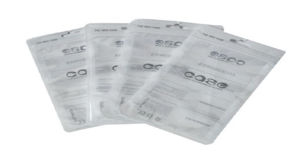 Paquetes de accesorios para teléfonos móviles con cierre de cremallera blanco transparente Bolsa de PVC de embalaje OPP para estuche Iphone 47 55 6 pulgadas Estuches de plástico de polietileno bag4305747