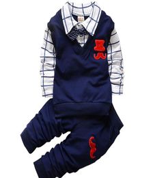 Liquidación Bibicola Primavera Autumn Baby Boy Sets Relling Kids Cloth Set Biddler Boys Cotton Tshirtspants Sports Traje 7801589