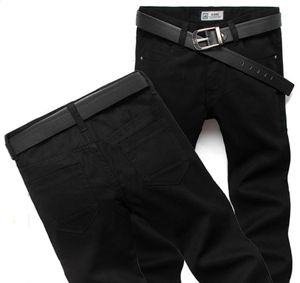 Jeans de dédouanement Brand des Mentes de la mode élégant Men039 jeans Fashion Long Straight Black Denim Mens Jean Male Jogger TRouse6104323