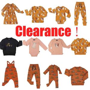 Autorisation ! Enfants printemps sweat marque de mode Design garçons filles vêtements décontractés hauts à manches longues Carlijn liquidation ~~~ 210619