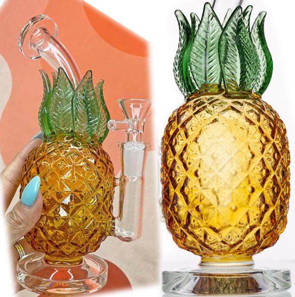 Nouveau Ananas Bong Narguilé Fumer Des Conduites D'eau Percolateur Bongs Dabber Dab Rigs Avec Joint De 14mm