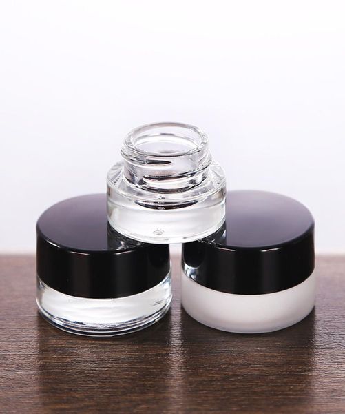 Frascos de vidrio transparente 3G 5G 7G Jar de cosmético con revestimiento PP interno para la locura de labios con crema para la cara de la mano 83337939