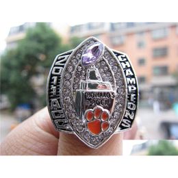 Bague de championnat Clemson 2011 Tigers Acc avec boîte d'affichage en bois, Souvenir pour hommes, cadeau pour fans, vente en gros, livraison directe, Dh3Ba