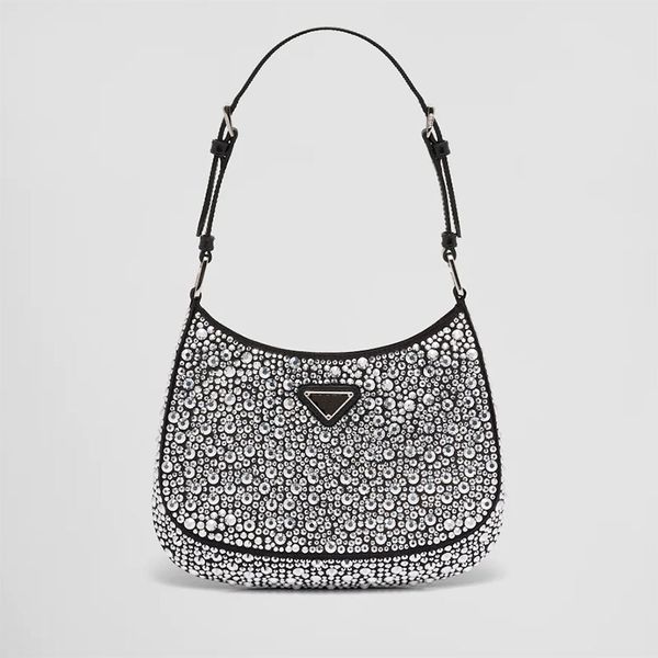 Cleo sac fourre-tout femmes sacs de créateurs sac à main de marque triangle de luxe italien Taille 22X18X5cm modèle 1BC169