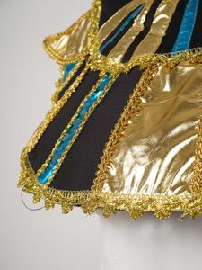 Cléopâtre Accessoires de reine égyptiens Set Perles en plastique Fringe Bandeau de serpent à coiffure droite Col Cost Costume Costume Costume